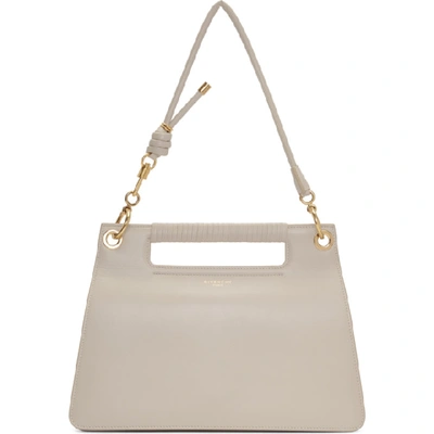 Shop Givenchy Off-white Medium Whip Bag In 101 Natural
