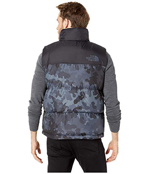 the north face tnf black macrofleck print