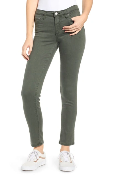 Shop Ag The Prima Ankle Cigarette Jeans In 01y Sulfur Ash Green