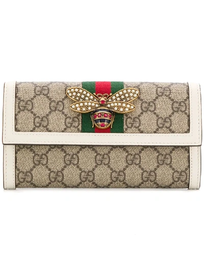 Shop Gucci Queen Margaret Gg Wallet - Farfetch In 9753 Multicolor