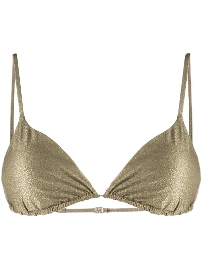 Shop Mc2 Saint Barth Janet Bikini Top - Gold