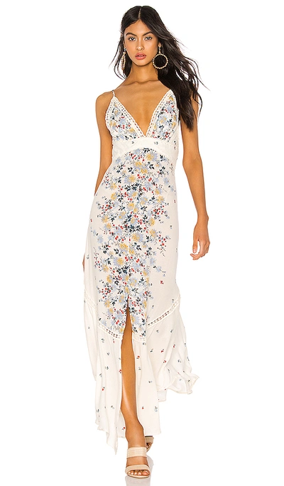 Free People Paradise Floral-print Maxi Dress In Ivory Combo | ModeSens