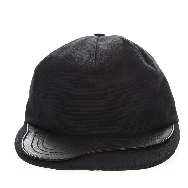 Dior Homme Buckle Baseball Cap In Black 