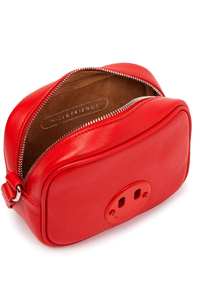 Shop Hill & Friends Happy Mini Camera Bag In Red