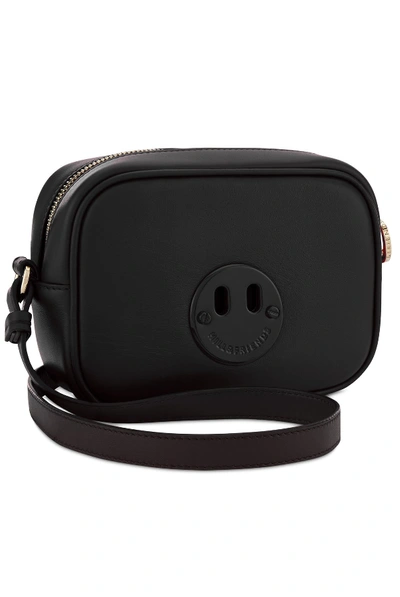 Shop Hill & Friends Happy Mini Camera Bag In Black