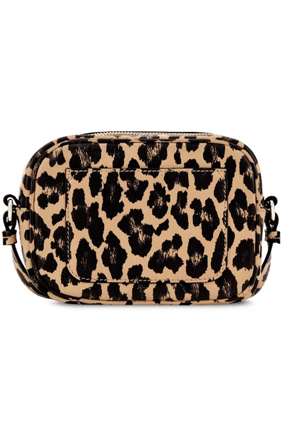 Shop Hill & Friends Happy Mini Camera Bag In Leopard