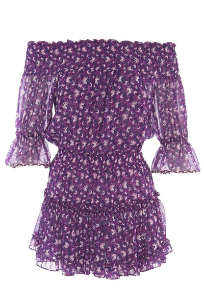 Shop Misa Marisol Dress In Purple