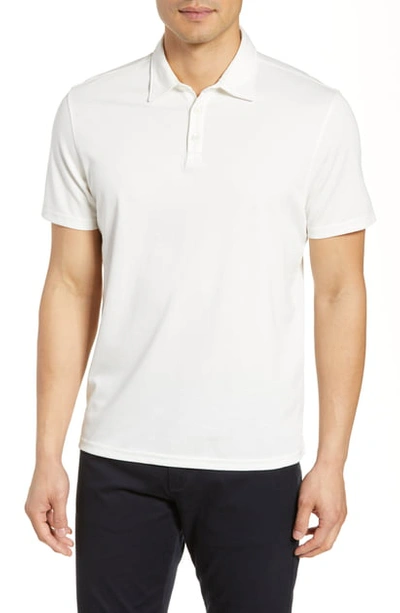 Shop Zachary Prell Caldwell Pique Regular Fit Polo In White