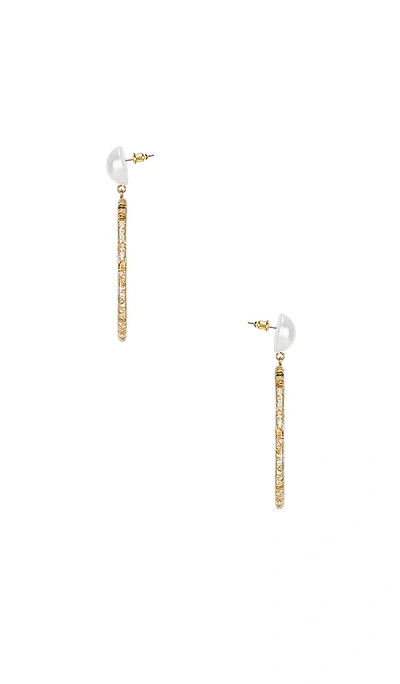 Shop Amber Sceats Jetta Earrings In White