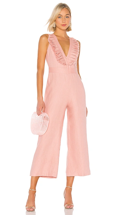 Shop Alexis Odalys Jumpsuit In Blush