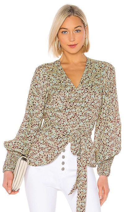 Shop Alexis Rourke Top In Sienna Floral