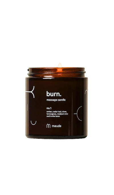 Shop Maude Burn Massage Candle No. 1 In N,a