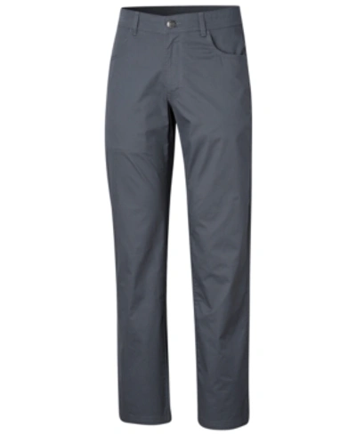 Shop Columbia Men's Rapid Rivers Upf 50 Flat Front Pants In Graphite