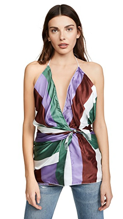 Shop Jacquemus La Robe Benaco In Multi Striped