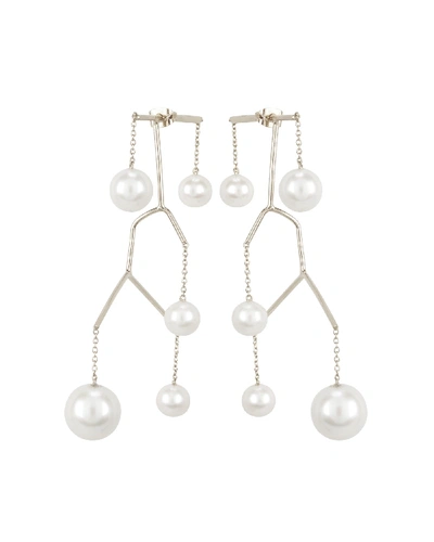 Shop Anissa Kermiche Kinetic Perle Earrings In Gold