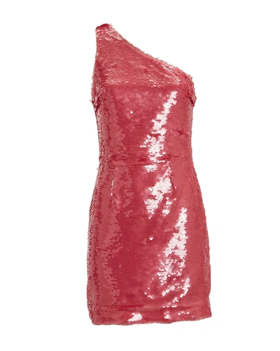 Shop Haney Serena Sequin Mini Dress In Pink