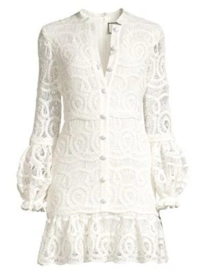 Shop Alexis Liliyan Lace Mini Dress In White