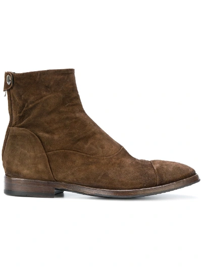 Shop Alberto Fasciani Ankle Boots - Brown