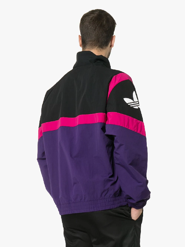 adidas sportive purple track jacket