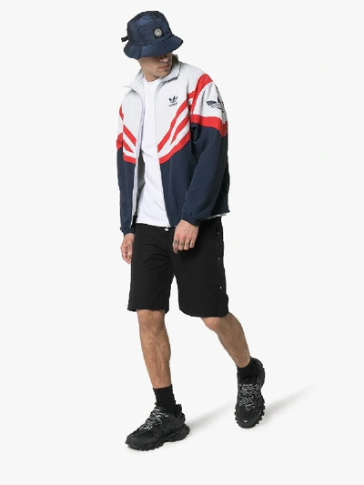 Adidas Originals Adidas Sportive Red Stripe Track Jacket In Blue | ModeSens