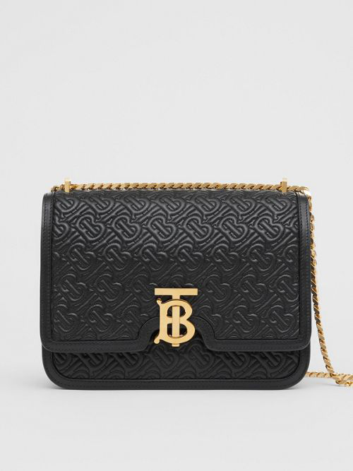 medium quilted monogram lambskin tb bag