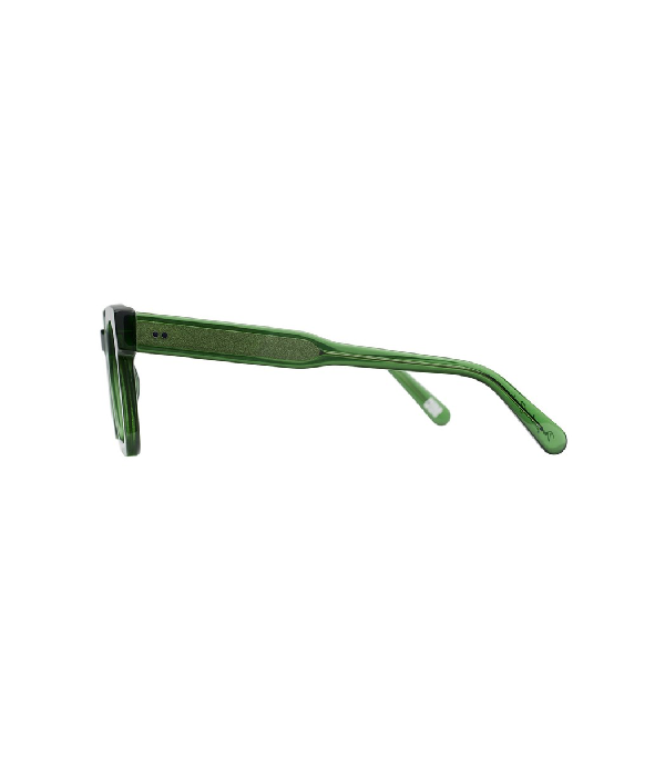 Chimi 004 Clear Sunglasses In Kiwi In Green ModeSens