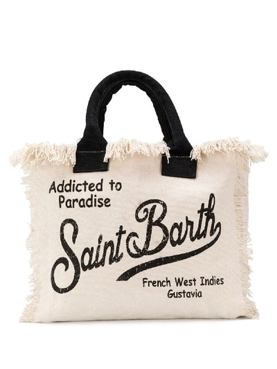 Shop Mc2 Saint Barth Vanity Beach Bag - Neutrals
