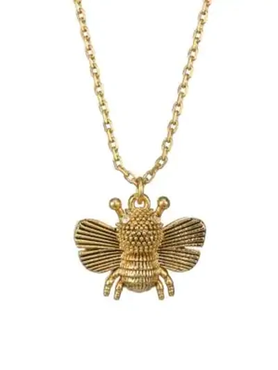 Kate Spade All Abuzz Bee Mini Pendant Necklace In Gold | ModeSens