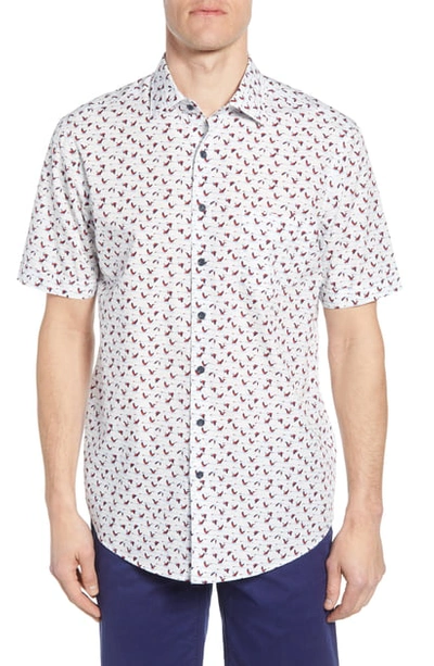 Shop Rodd & Gunn Montrose Regular Fit Shirt In Snow