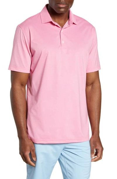 Shop Johnnie-o Drake Classic Fit Short Sleeve Prep-formance Polo In Pink