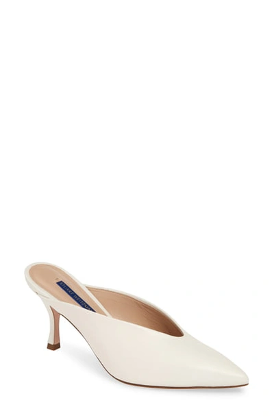 Shop Stuart Weitzman Lulah Mule In Cream Dress Nappa