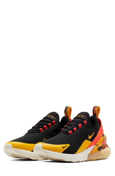 Shop Nike Air Max 270 Se Sneaker In Black/ Gold/ Crimson