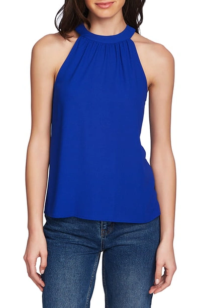 Shop 1.state High Neck Top In Yacht Blue