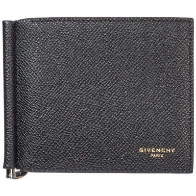 Shop Givenchy Men's Genuine Leather Wallet Credit Card Bifold In Black