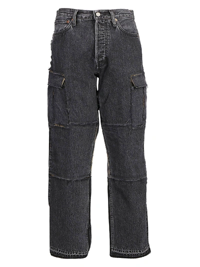 Vetements X Levi's Cargo Jeans In Black Camo | ModeSens