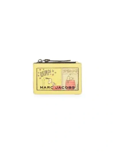 Shop Marc Jacobs The Peanuts Top Zip Wallet In Multi