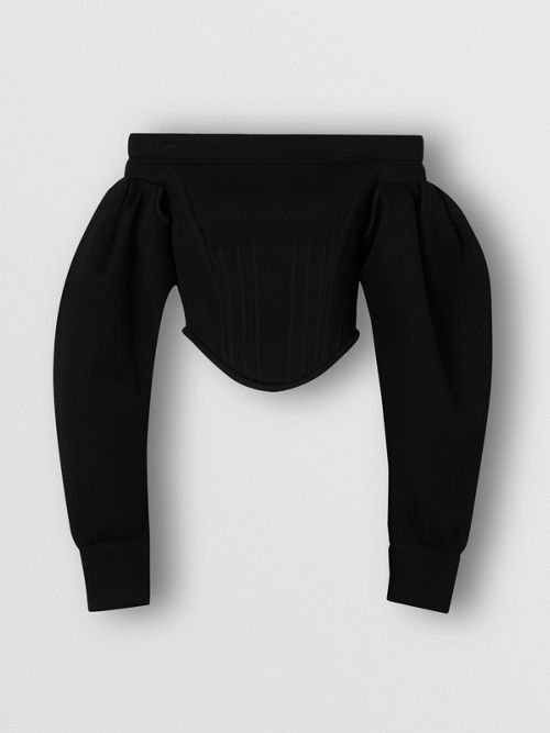 burberry off the shoulder top