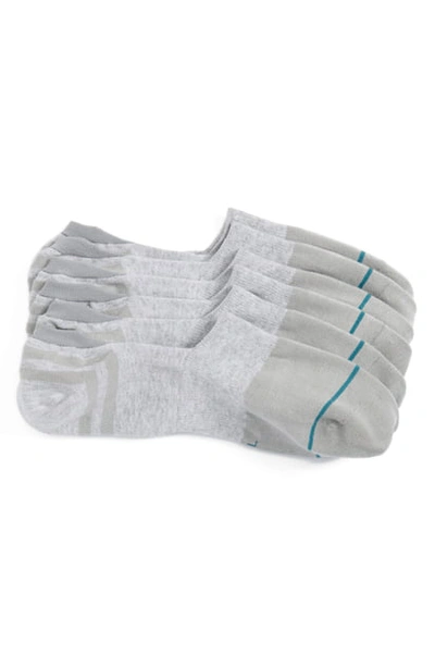 Shop Stance Gamut 3-pack No-show Liner Socks In Grey