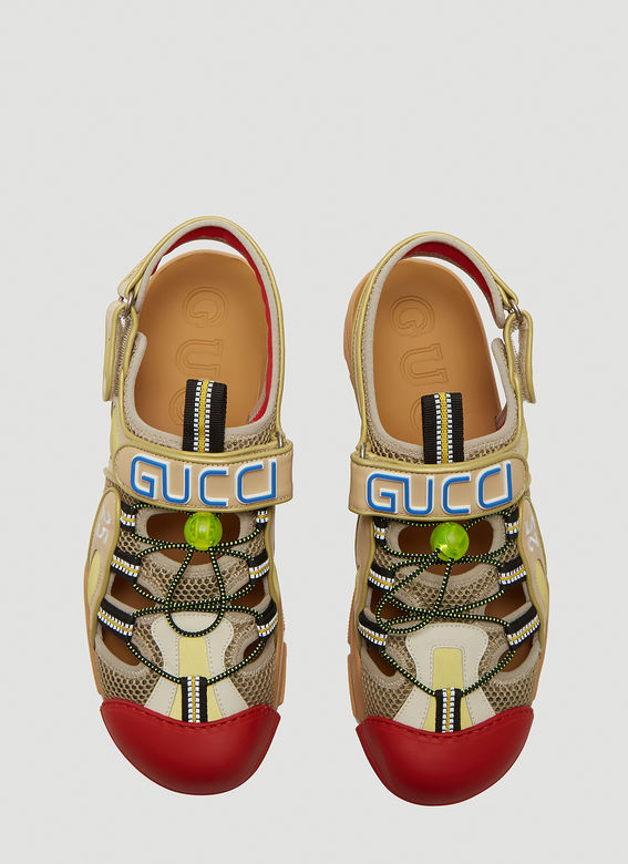gucci tinsel sandal