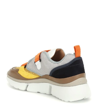 Shop Chloé Sonnie Sneakers In Multicoloured