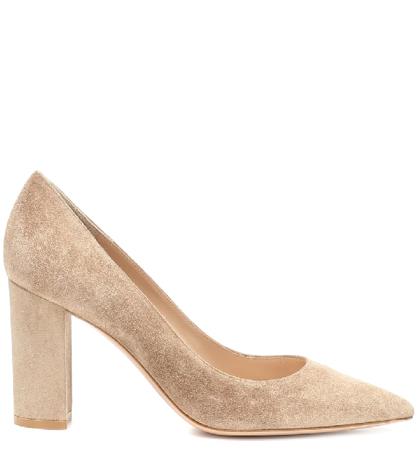 gianvito rossi piper 85 suede pumps