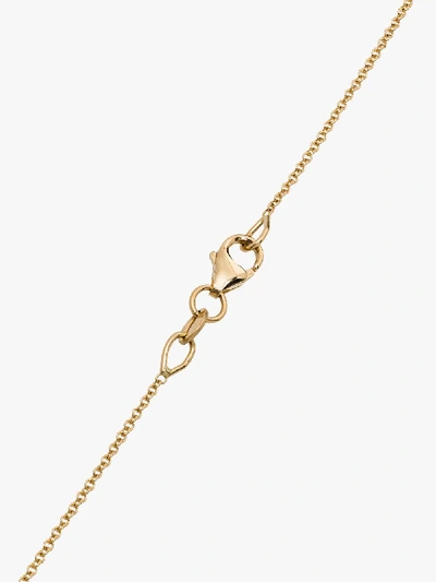 Shop Andrea Fohrman Galaxy Star Diamond Necklace In Gold/blue