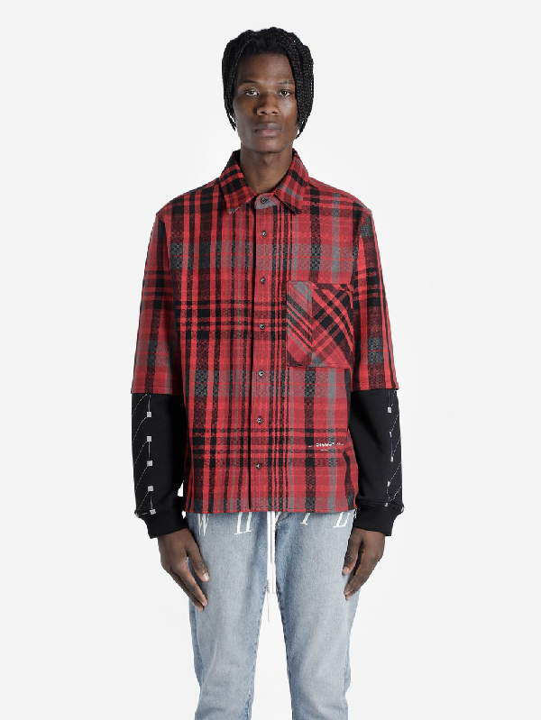 Off-white C/o Virgil Abloh Shirts In Red | ModeSens
