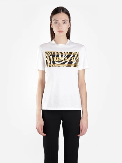 Shop Versace T Shirts In White