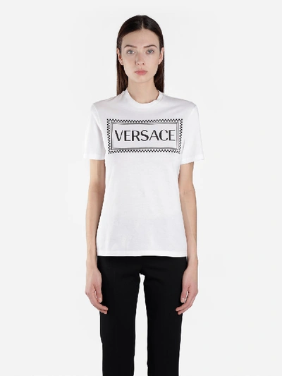 Shop Versace T Shirts In White