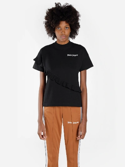 Shop Palm Angels T Shirts In Black