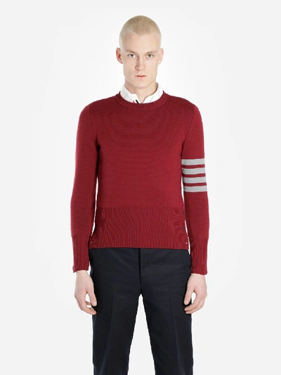 Shop Thom Browne Knitwear In Red