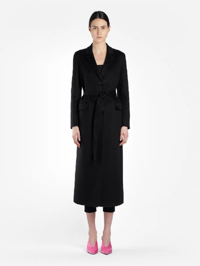 Shop Prada Coats In  Black