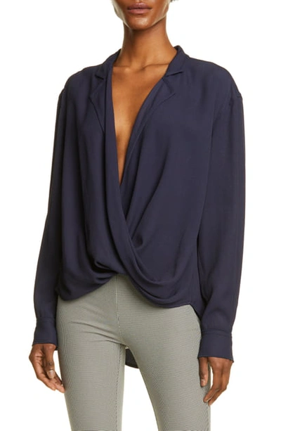 Shop Rag & Bone Dean Wrap Front Shirt In Sal