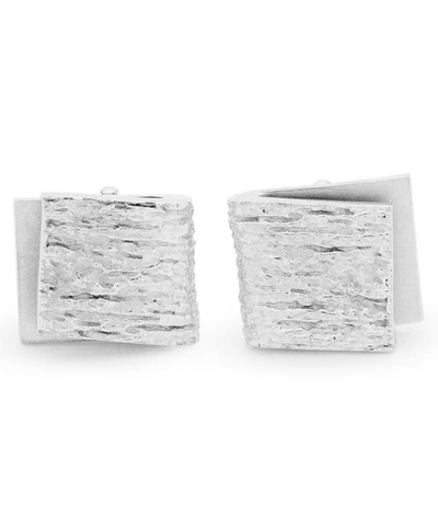 Shop Lanvin Silver-tone V-shape Cufflinks